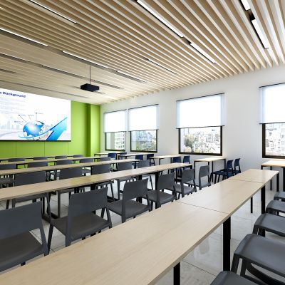 现代办公室会议室培训教室