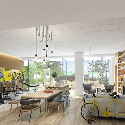 现代风格公共区