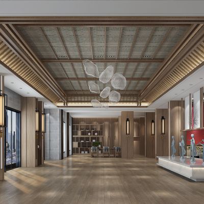 中式酒店会所spa茶楼