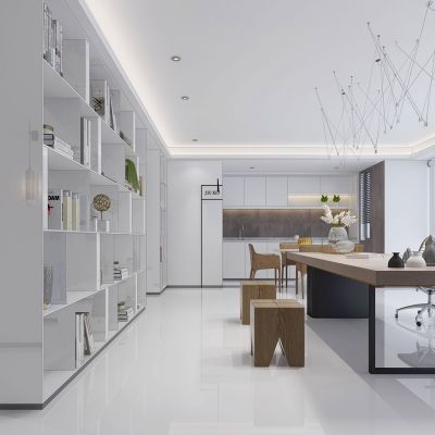 现代时尚办公室会客区