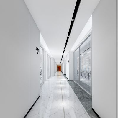 现代办公走廊