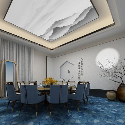 新中式餐厅包间