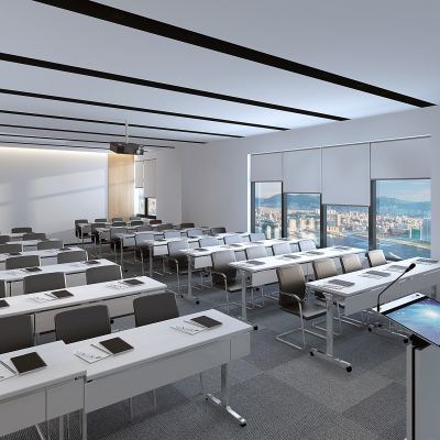 现代办公室会议室培训教室