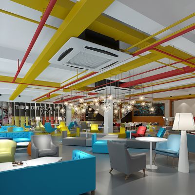 现代办公休闲区