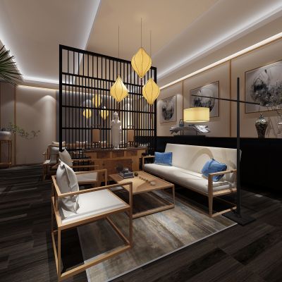 新中式茶馆茶楼茶室