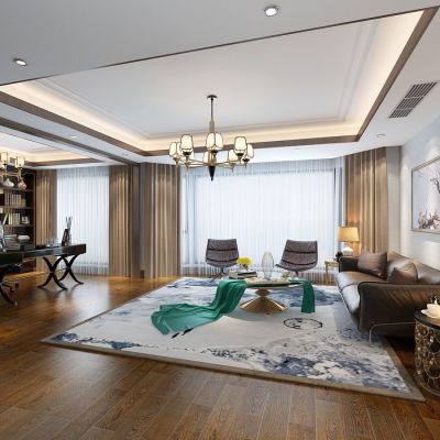 新中式欧式总经理办公室