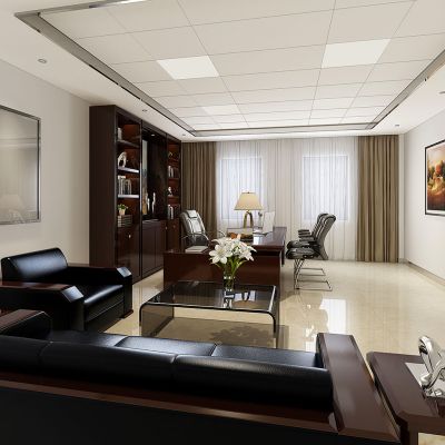 现代风格经理办公室