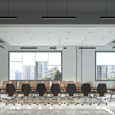 现代办公会议室