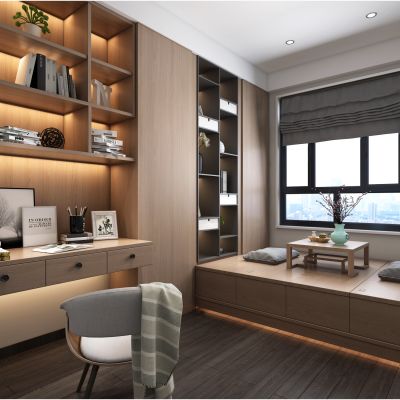 榻榻米卧室 书房