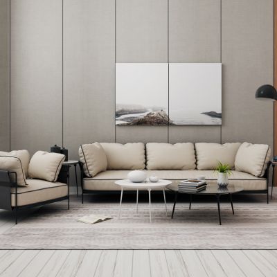 现代沙发茶几组合