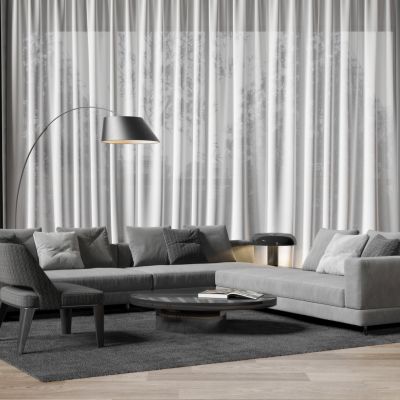 现代沙发茶几组合