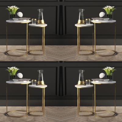 后现代茶几边几圆几