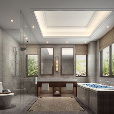 独栋别墅主卫生间