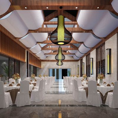 新中式宴会厅宴会桌椅