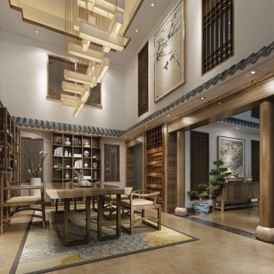 新中式茶室茶楼