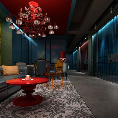 欧式会所等候区