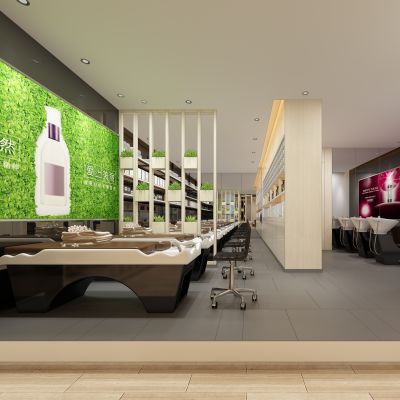 现代理发店洗发洗头躺椅子