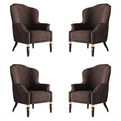 简欧后现代单人沙发