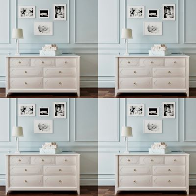 现代边柜玄关柜陈设品组合