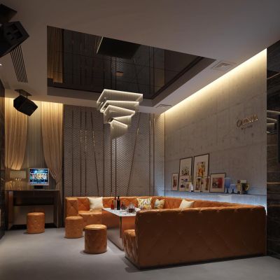 现代KTV歌厅影音室娱乐会所