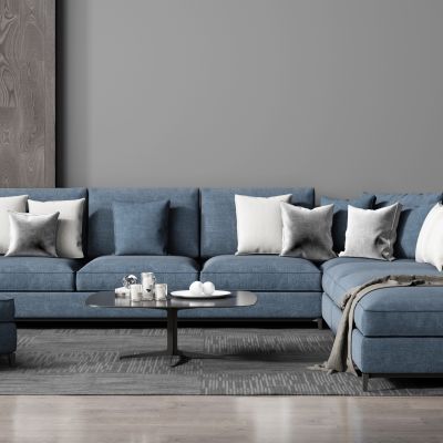 现代沙发茶几组合