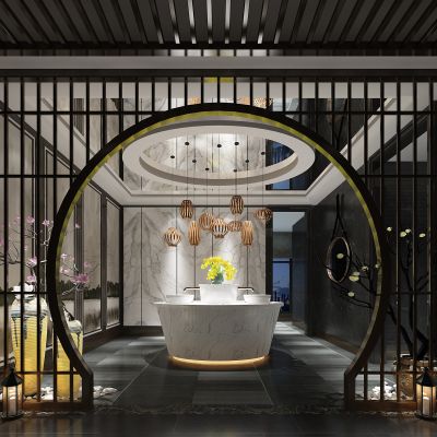 新中式公共卫生间