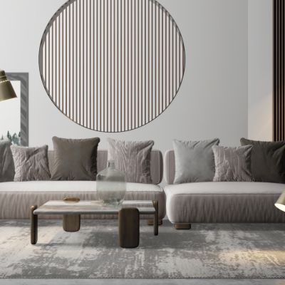 现代沙发茶几组合