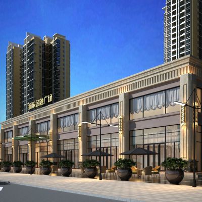 建筑外观商业中心