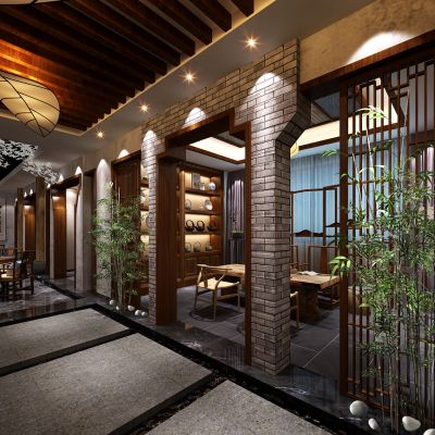 新中式茶室茶楼