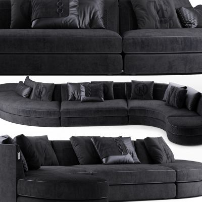 现代多人沙发转角沙发