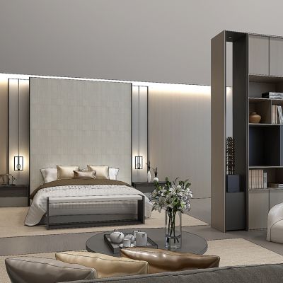 豪华现代酒店客房