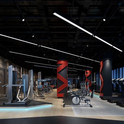 健身房工业风健身会所
