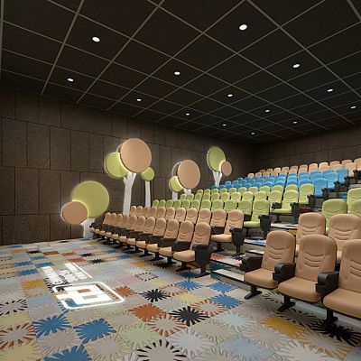 现代儿童电影院院放映厅
