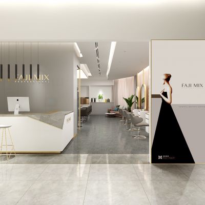 现代理发店前台接待收银台