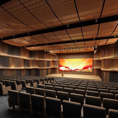 现代电影院剧院报告厅多功能厅椅子座椅