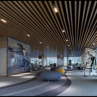 现代健身房
