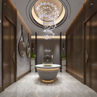 新中式卫生间洗手台吊灯