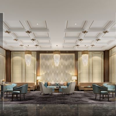 新中式售楼处接待洽谈