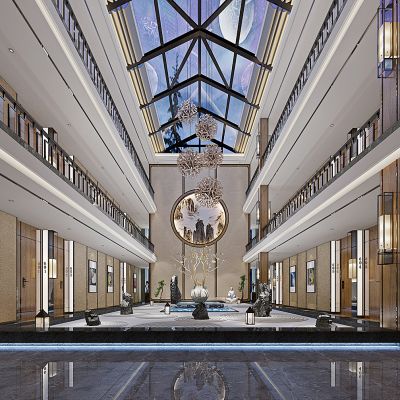 大堂中庭枯山水