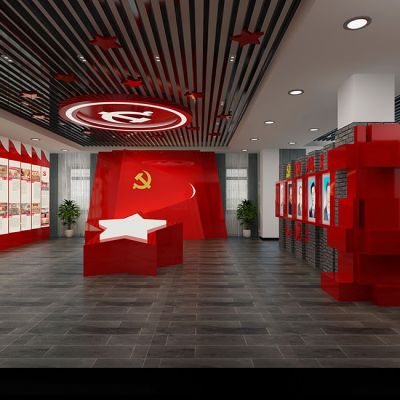 现代党建革命题材展厅