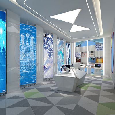 现代数字多媒体展厅展台