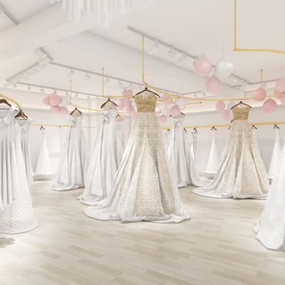 婚纱店婚纱气球