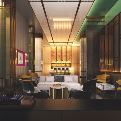 酒店餐饮接待大厅吧椅