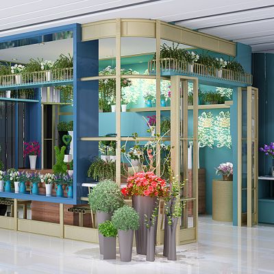 花店花艺盆栽植物吊篮