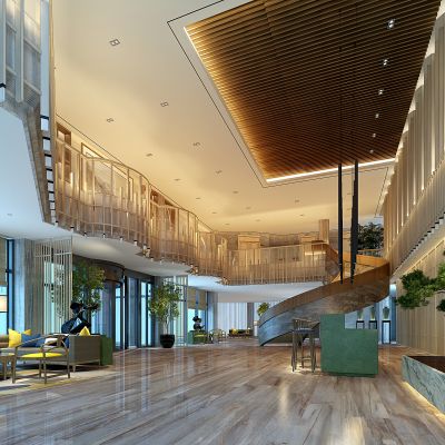 新中式酒店大堂