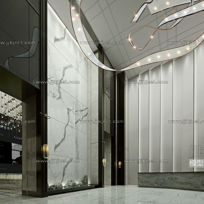 新中式售楼接待大厅