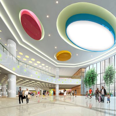 商场门厅大堂儿童主题