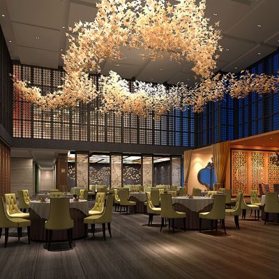 中式餐厅水晶灯