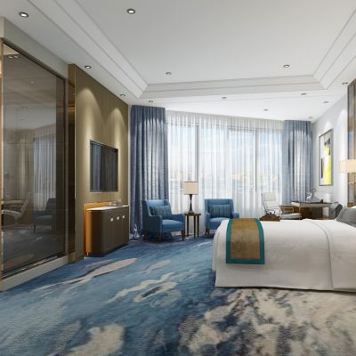 新中式现代酒店客房