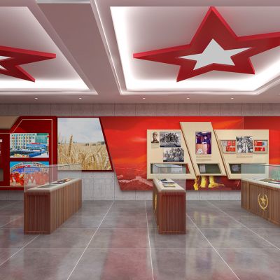 现代党建革命题材展厅